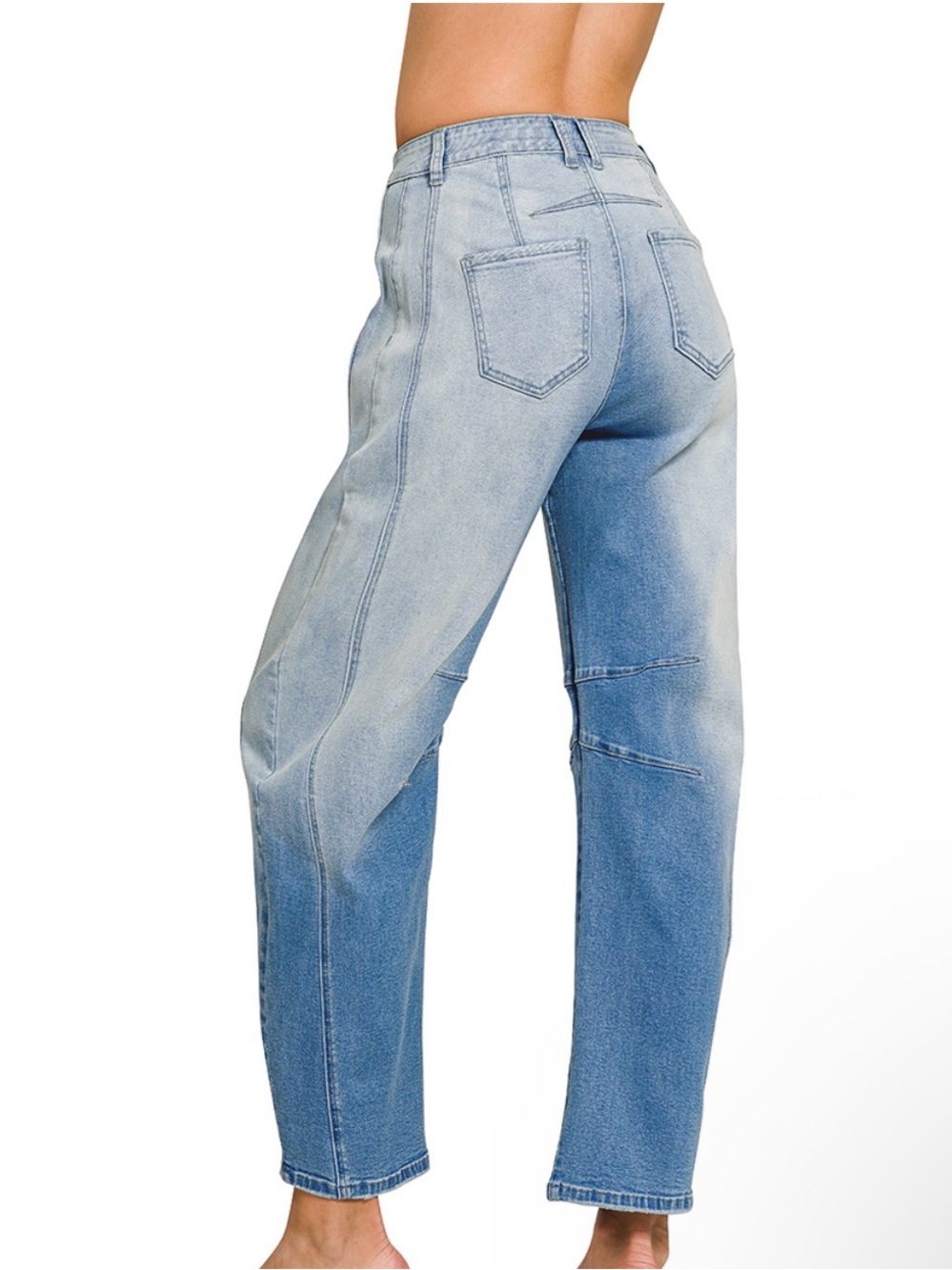 Zenana Outfitters Light Blue Wide Leg Jeans - Picture 5 of 5